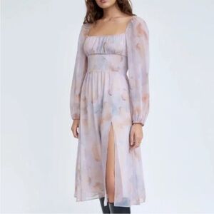 Wilfred Soft Pastel Long Sleeve Dress - S